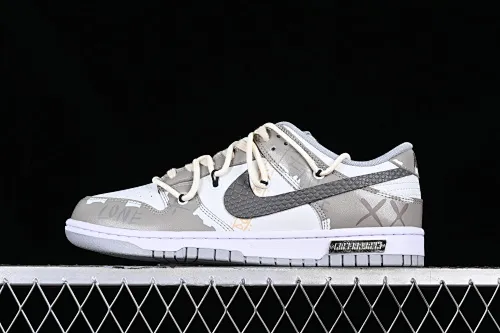 All Categories Nk SB Dunk Series Nk SB Dunk Low Low-top sneakers Customized large box Nk Dunk Low Panda Prank-West Coast Customized version of deconstructed strap retro distressed low-top sneakers DJ6188-003